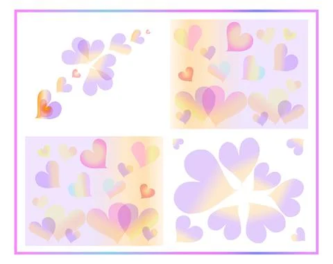 Vector heart design Love will save the world. Holiday abstract background wit Stock Illustration