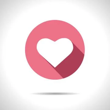 Vector heart icon. Eps10 Stock Illustration