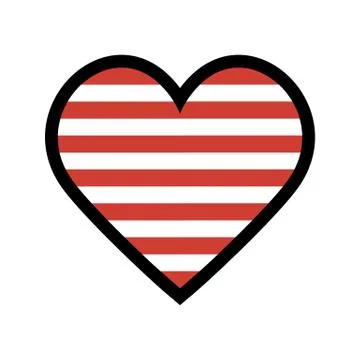 Vector Heart icon Stock Illustration