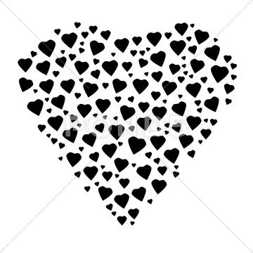 Vector heart Stock-Illustration