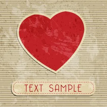 Vector heart Illustrazione stock