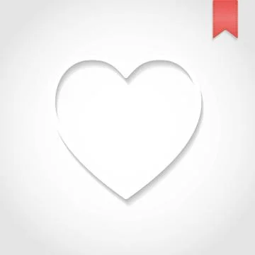 Vector heart Illustrazione stock