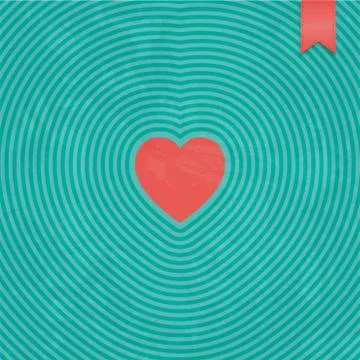 Vector heart Illustrazione stock