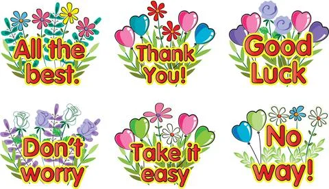 Vector heart shape balloon greeting card set Stock Illustration