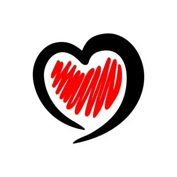 Vector hearts. Design elements for Valentine's day. vector illustration. Stock Illustration