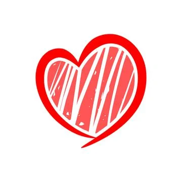 Vector hearts. Design elements for Valentine's day. vector illustration. Stock Illustration