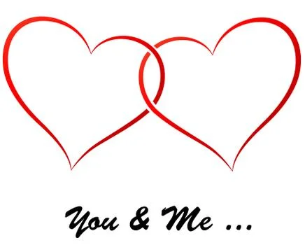 Vector hearts illustration Stock Illustration