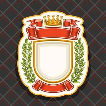 Vector Heraldic Logo Stock Illustration