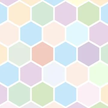 Vector Hexagon pattern background Stock Illustration