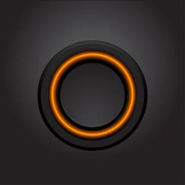 Vector hi-tech light button design Stock Illustration