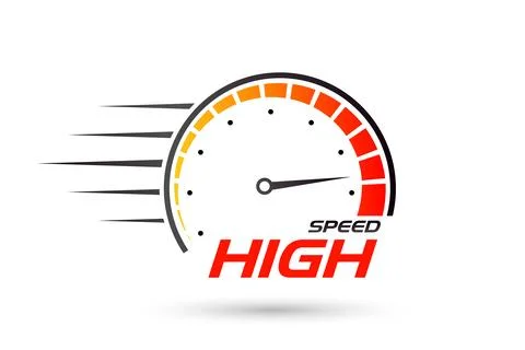 Vector high speed icon design Stock Illustration