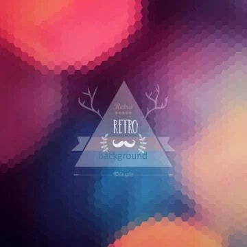 Vector hipster background. retro label design. infographics composition with  Stock Illustration