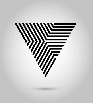 Vector Hipster Triangle Background . poster with different elements. Modern Illustrazione stock