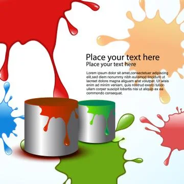 Vector holi background Stock Illustration