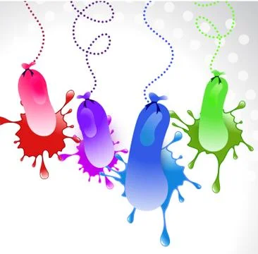 Vector holi design Stock Illustration