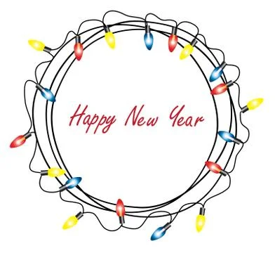 Vector Holiday Wreath Stock-Illustration