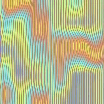 Vector holographic Pattern. Line multicolored background. Colorful curve te.. Illustrazione stock