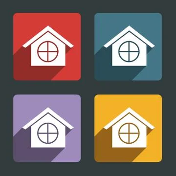 Vector home icon background Stock Illustration
