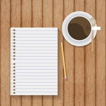 Vector home workspace Stock Illustration