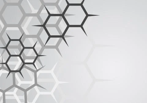 Vector : Honeycomb abstract vector background Stock Illustration