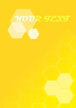 Vector : Honeycomb abstract vector background Stock Illustration