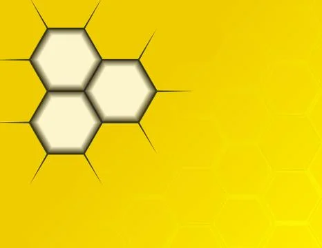 Vector : Honeycomb abstract vector background Stock Illustration