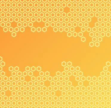 Vector honeycomb background Stock Illustration