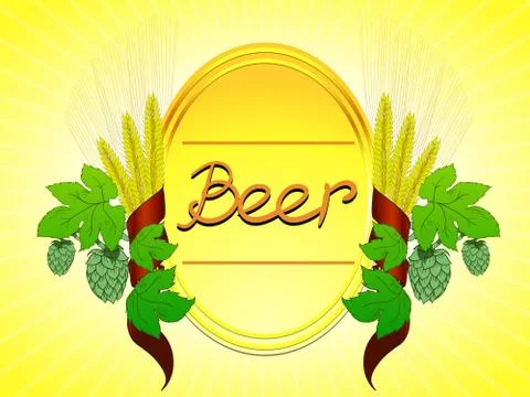 Vector hops Stock Illustration