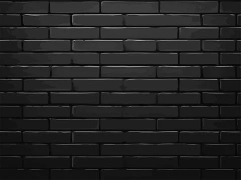 Vector horizontal texture of part of a gray brick wall Stock Illustration