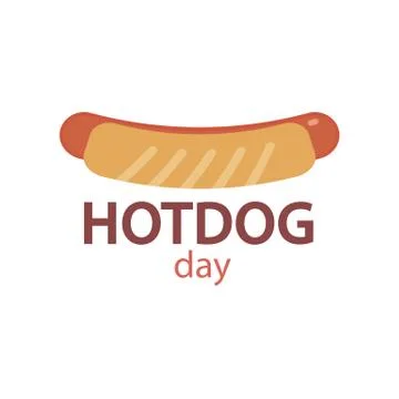 Vector Hotdog icon 스톡 일러스트