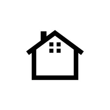 Vector house graphic design template Illustrazione stock
