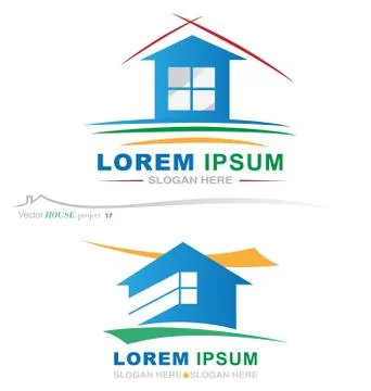 Vector house project Stock Illustration