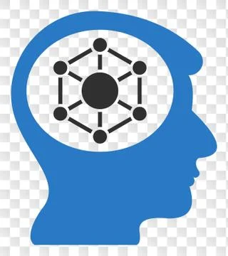 Vector Human Memory Icon on Chess Transparent Background イラスト素材