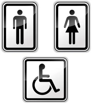 Vector human signs Stock Illustration