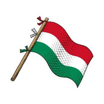 Vector of Hungary Flag Stock Illustration
