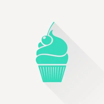 Vector ice-cream icon Stock Illustration