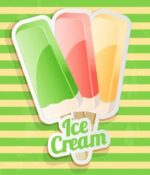 Vector ice cream Stock Illustration