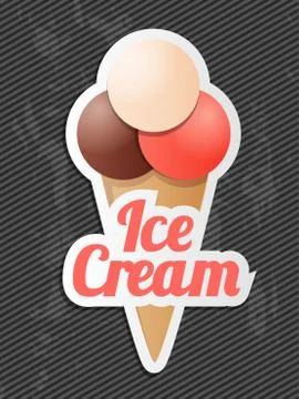 Vector ice cream Stock Illustration