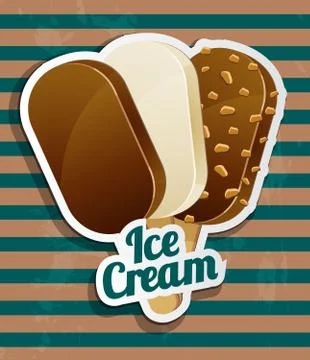 Vector ice cream Stock Illustration