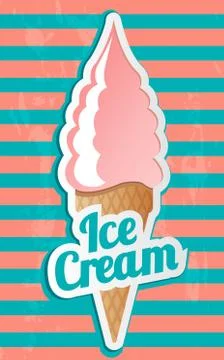 Vector ice cream Stock Illustration