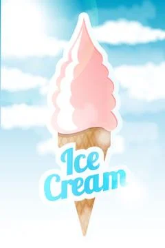 Vector ice cream Stock Illustration