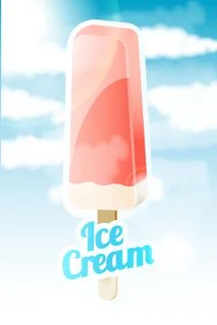 Vector ice cream Illustrazione stock