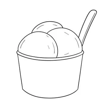 Vector of ice cream Stock Illustration