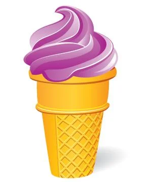 Vector icecream cone Stock Illustration