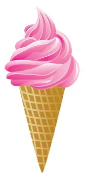 Vector icecream cone Stock Illustration