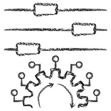 Vector icon of AI model tuning and parameter optimization Stock Illustration