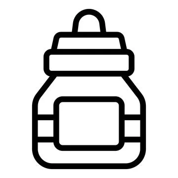 Vector icon of a backpack Illustrazione stock