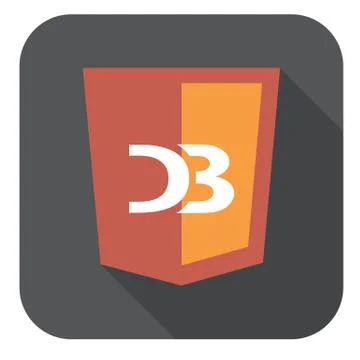 Vector icon blue web shield  js framework  - isolated flat design illustration Stockillustratie