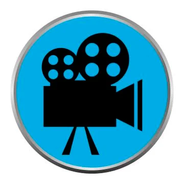 Vector icon (button). Stock Illustration