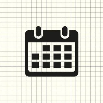 Vector icon calendar Stock Illustration